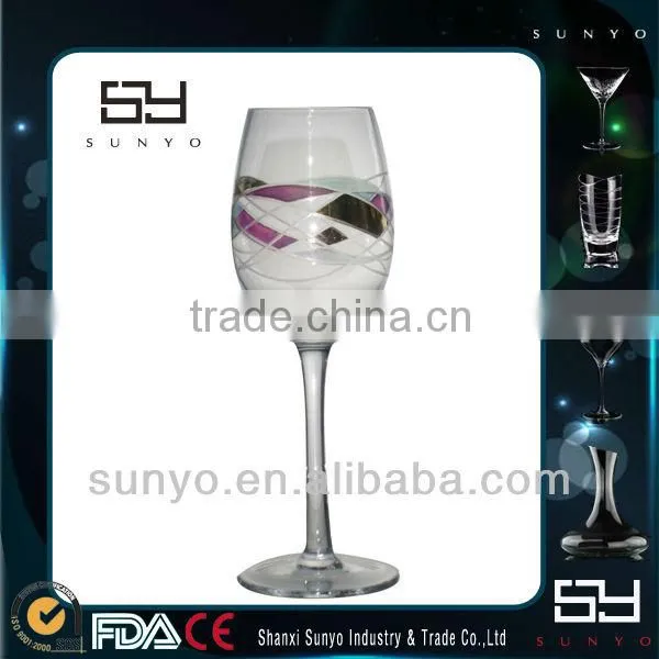 High-end Crystal Personalized Fancy Wine Glass /Wholesale Glassware