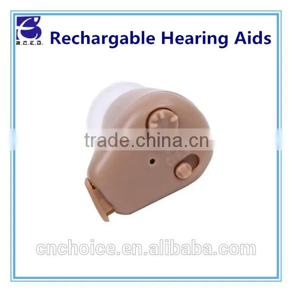 Wireless Rechargable Deaf Hearing Aids for Sound Amplifier