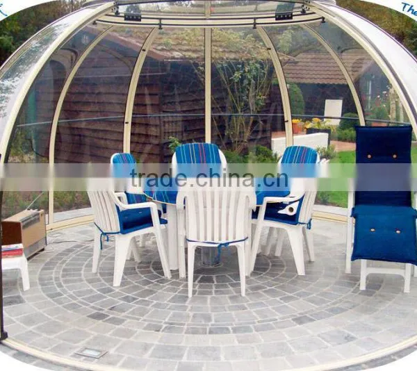 Outdoor Big Size Clear Skylight Swimming Pool Cover For Hotel photo-2