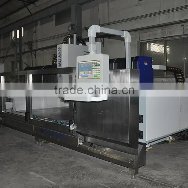 Stone Abnormity Edge Grinding Equipment ATC for Kitchen Counter, Basin, Gravestone Carving