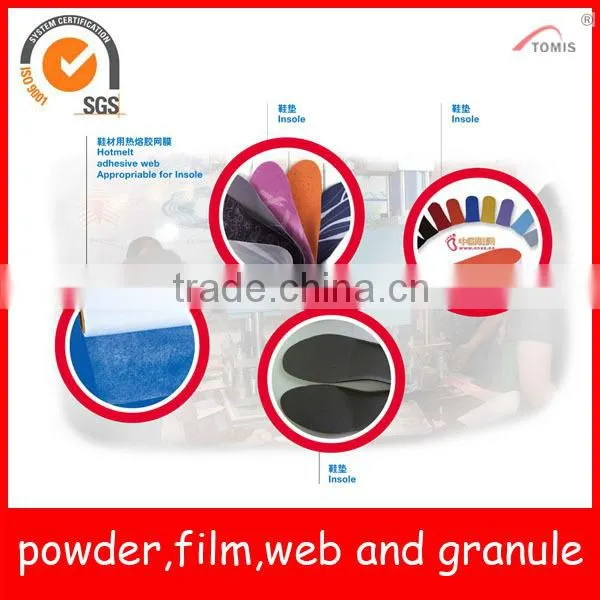 PES/copolyester Hotmelt Adhesive Film for Mesh Fabric Lamination for Shoes photo-3