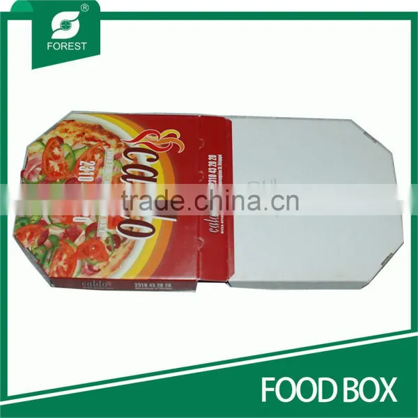 WHOLESALE CHEAP CORRUGATED PIZZA BOX WITH LITHO PRINTING photo-4