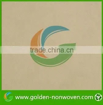 120g/m2 Polypropylene Non Woven Fabric Beige Color (cross Pattern) photo-5