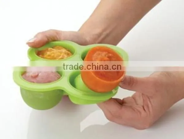 HOT Sale LFGB & FDA Approved Silicone Baby Food Storage Containers photo-6