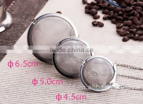 Popular High Quality Set of 3 Stainless Steel Mesh Tea Strainers