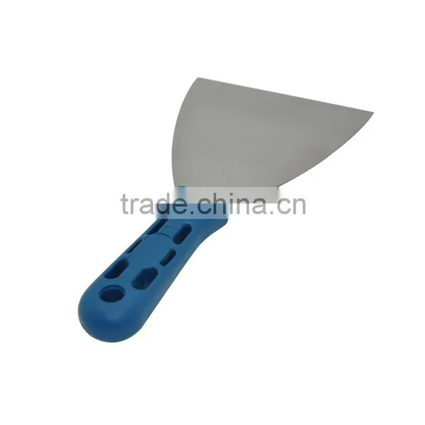 90 mm Stainless Steel Blade Red or Blue Plastic Handle Putty Knife Wide Blade Scraper photo-4