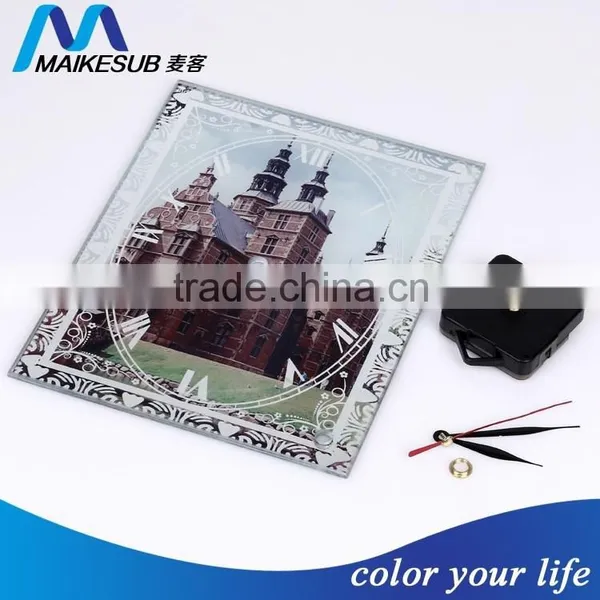 Sublimation Glass Photo Frame, Glass Crystal Clock