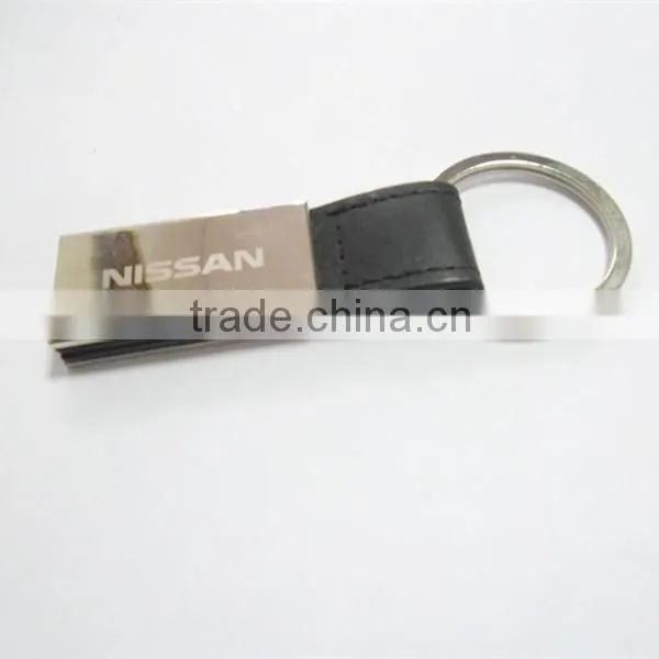 Men Wear-resistant Good Quality Leather Keychain photo-3