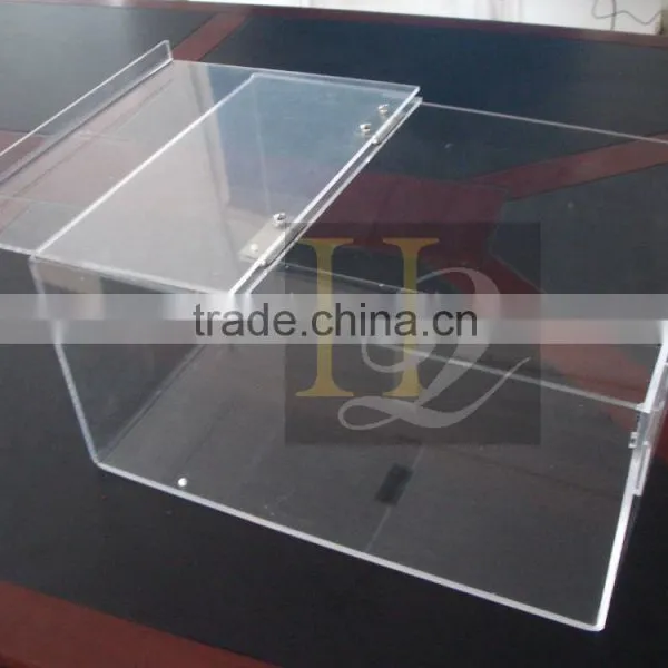 China Manufacturer Acrylic Material Acrylic Candy Cake Box With Removable Lid Removable Cover photo-2