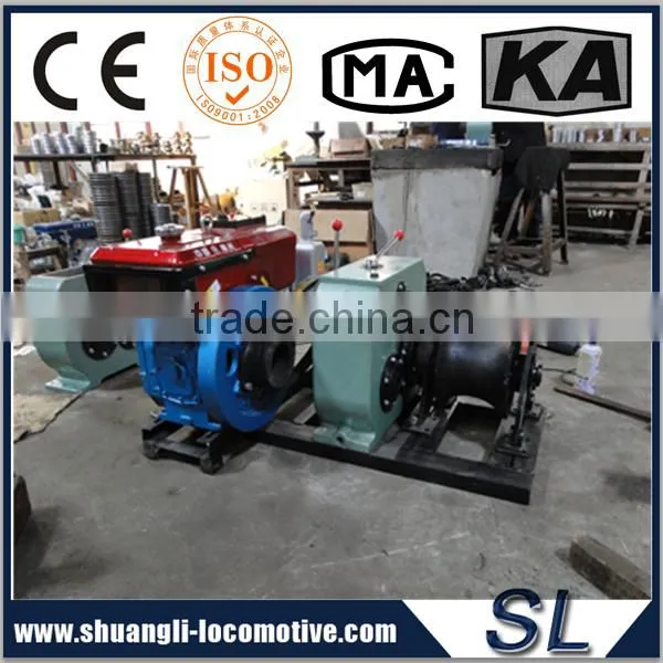 Gasoline Speedy Petrol 5 Tons Engine Powered Hoist Winch 5 Tons photo-3