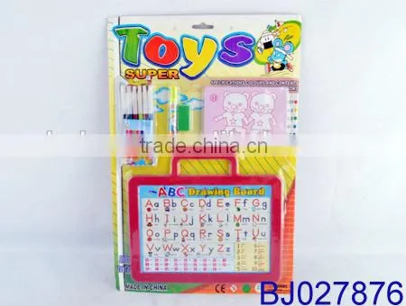 Fashion education toy kit with ABC drawing board and cartoon painting book