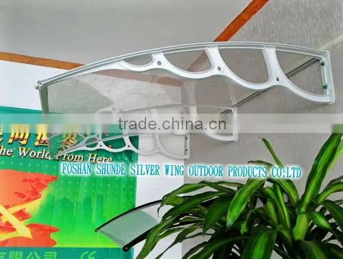 Large Polycarbonate Plastic Door Canopy, Rain Shelter Window Awning photo-6