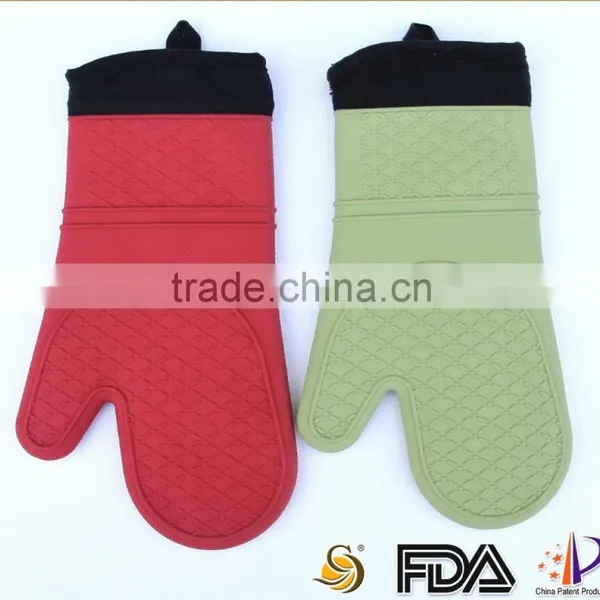FDA Heat Resistant Silicone Bbq Gloves Support Trade Assurance