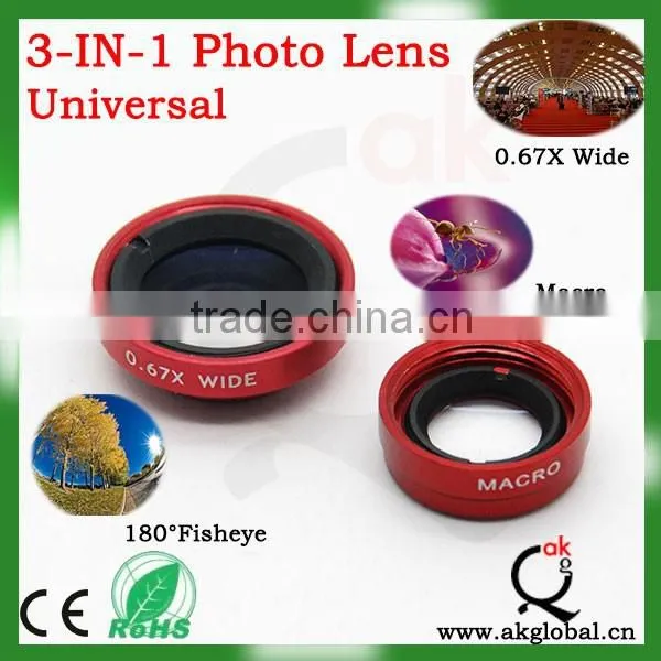 Hot Magnetic Wide 180 Degree Detachable Fish Eye Lens for Iphone 6 photo-3