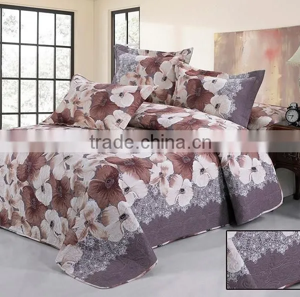 2015 reactive printing bedding sets/bedspread set