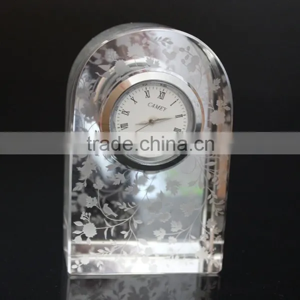 Small Crystal Decorative Desktop Clock photo-4