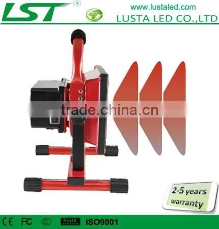 LED Portable Flood Light 10W 12V 24V Epistar Power Cordless LED Work Lights IP65 Outdoor Rechargeable Emergency LED Light photo-3
