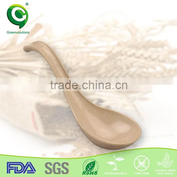 Christmas Rice Husk Mini Wooden Ice Cream Spoon photo-2