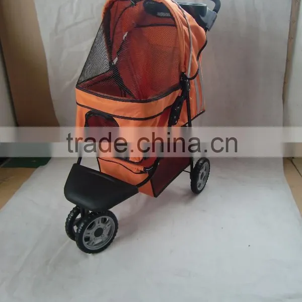 2015 Pet Stroller With 3 Point Canopy With Game Entrance Window,with Good Designs 4 Wheels Keep Your Pet Safe and Comfortable photo-2