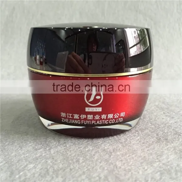 Double Wall Plastic Cream Container, Skin Care Face Cream Container, Acrylic Body Cream Container photo-3