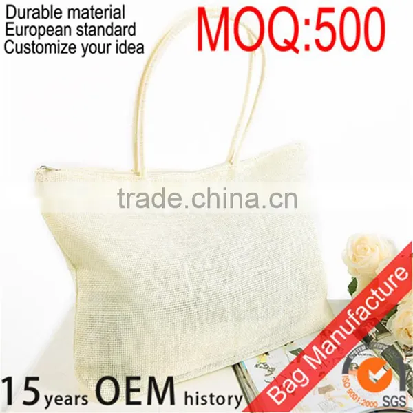 Woman Larege Clutch Straw Tote Bag With Strong Paper photo-5