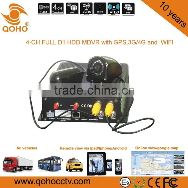 4G Vehcile Mobile DVR With GPS Tracking in Google Earth Map , 3G , WIFI photo-5