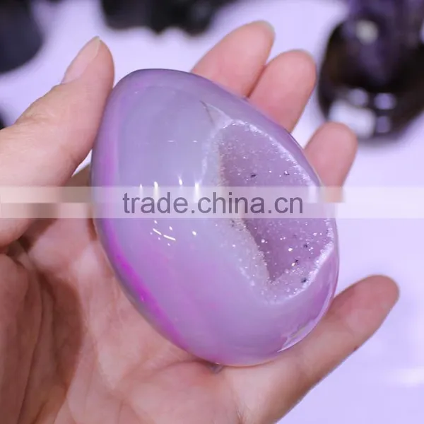Beautiful Agate Geode Eggs Wholesale Gemstone Eggs photo-6