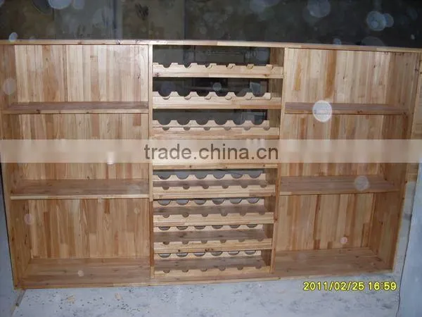 Pure Wood Fake Wine Bottles for Display, Alcohol Wine Display for Shop/home