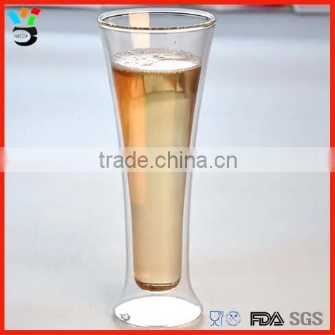 Double Wall Glass Cup Beer Glasses photo-3