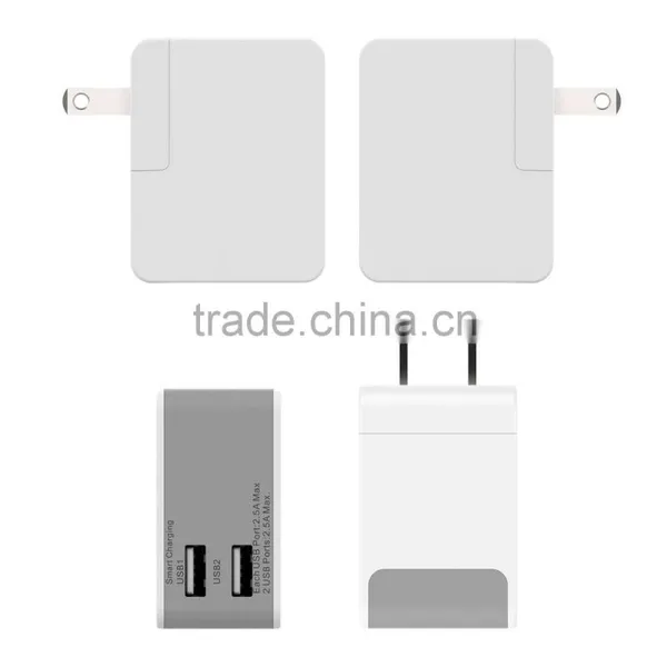 Shenzhen Custom Logo Fast Charge Dual Usb Micro Usb Charger 4 Plug Usb Portable Phone Charger for Smartphone photo-5