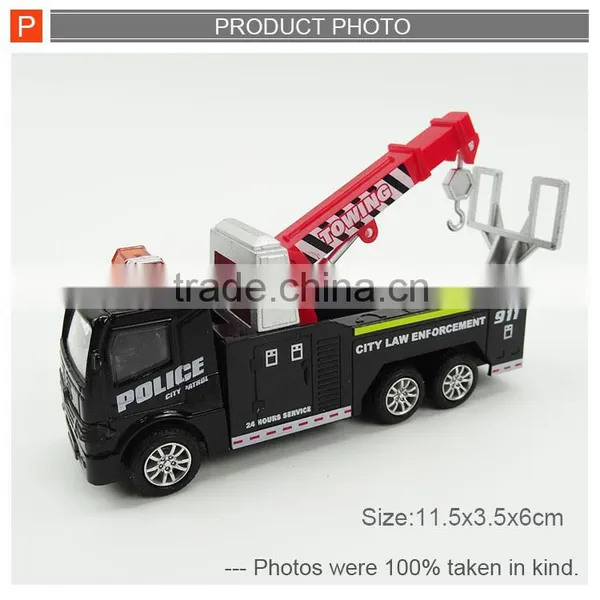 High Quality Pull Back Metal Diecast Model Truck Car photo-5
