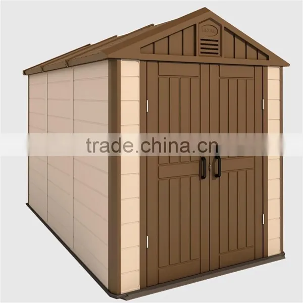 2016 New Design Plastic Garden Shed for Storage Tiny House photo-3