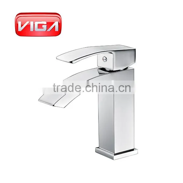 Kaiping Factory Bath Shower Set Bathroom Design Brass Square Rain Shower Column Bath Mixer photo-4