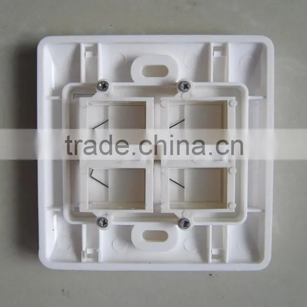 Latest Network Cat6 One Port, Dual Port Face Plate/RJ45 Faceplate photo-4