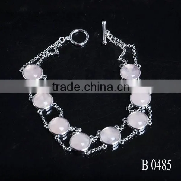 925 Sterling Silver Nice Zircon Diamond Bracelet photo-3