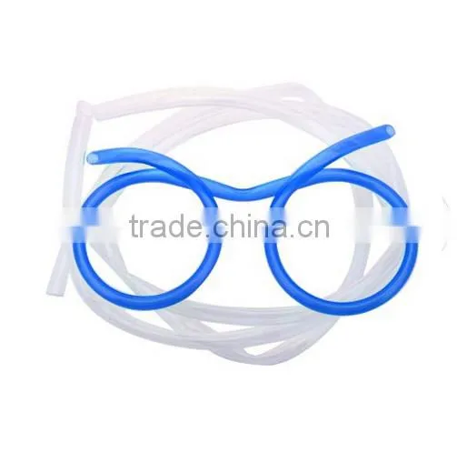 Glasses Shaped Drinking Straw / Glasses Drinking Plastic Straw / Glasses Shaped Straw photo-5