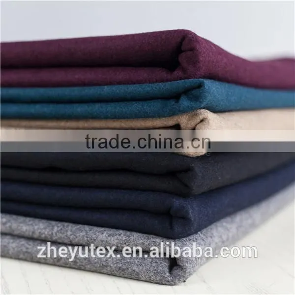 Melton Woolen Fabric for Men and Women's Coats