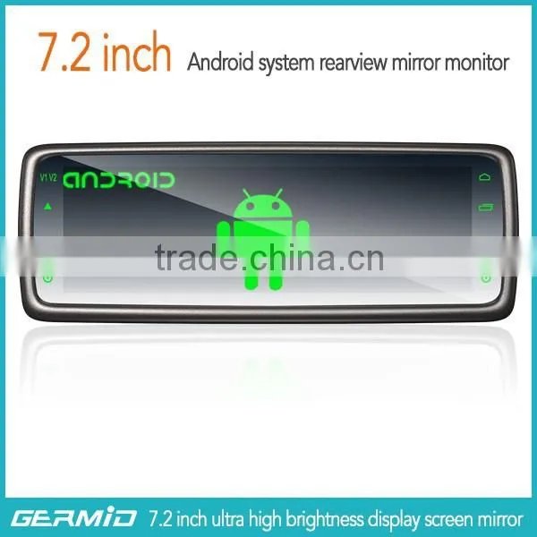 7.4 Inch Full Screen Rear View Mirror Monitor With Mirror Link and Bluetooth Handsfree Car Kit photo-3