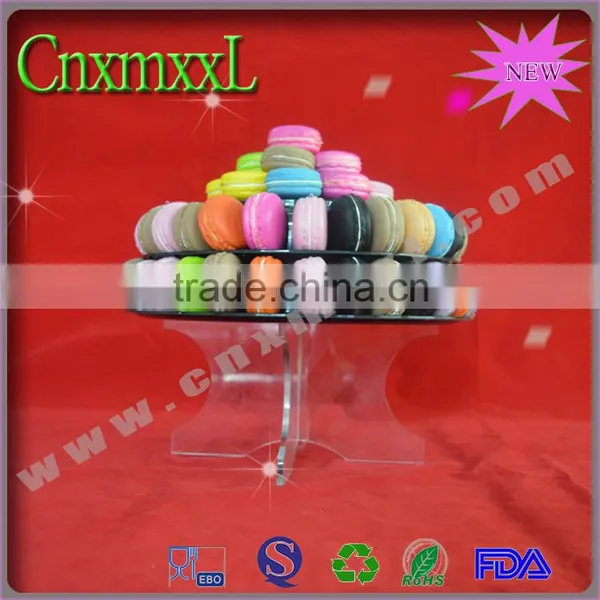 PET Plastic Macaron Tower High Quality Macaron Stand photo-3