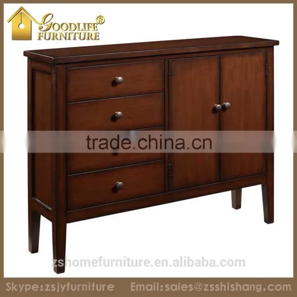 Modern Wooden Kitchen Console Cabinet With Door and Drawers