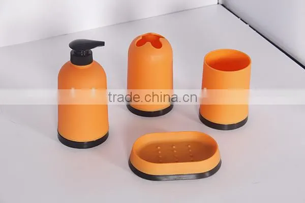 Colourful Eco-friendly pp Lime Green Bathroom Accessories Set photo-2
