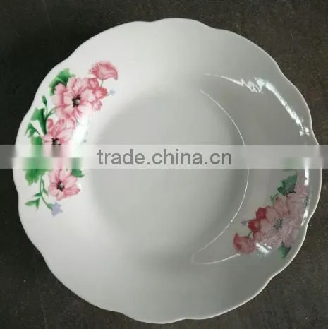 Plate Soup Ceramic New Decor , 8"soup Plate for Peru ,porcelain Ware Plate photo-4