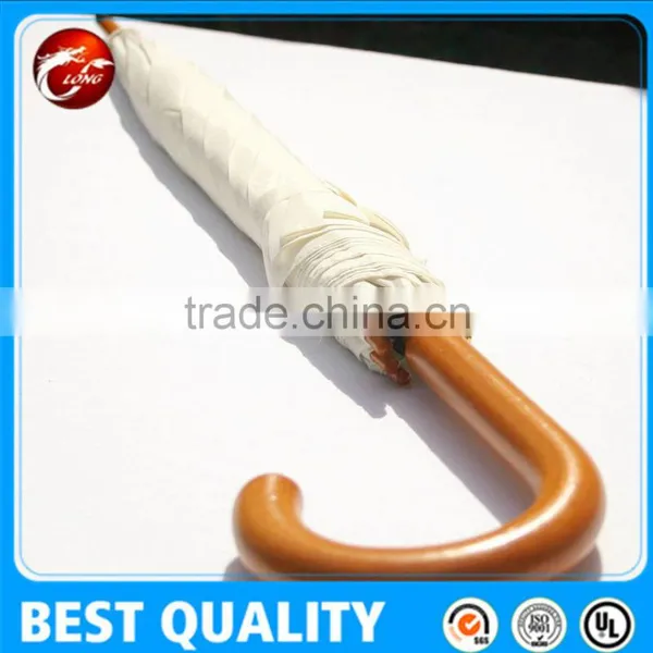 Bamboo Cane Umbrella,straight Wooden Umbrella,wood Handle Umbrella
