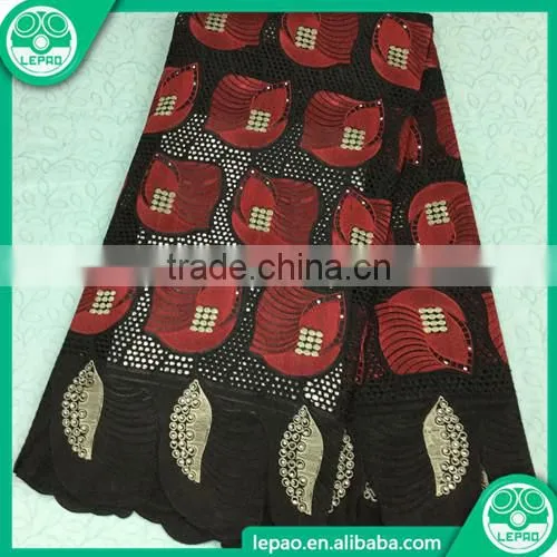 2016 African Fabric Wholesale African George Fabric Embroider George Lace