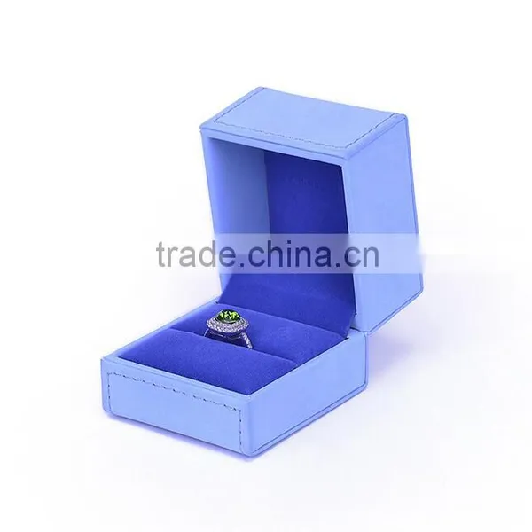 High End Leather Velvet Jewelry Box Wholesale Custom Logo Made photo-3