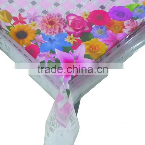 Transparent Printed PVC Tablecloth photo-3