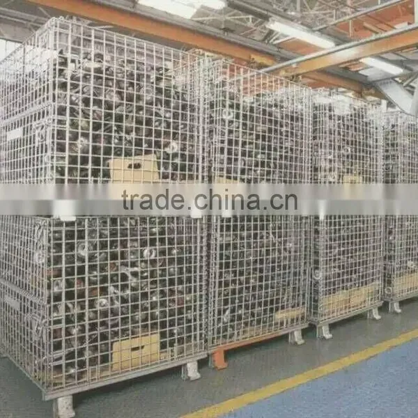 800x900x1200mm Foldable Galvanized Iron Basket Pallet Mesh photo-6