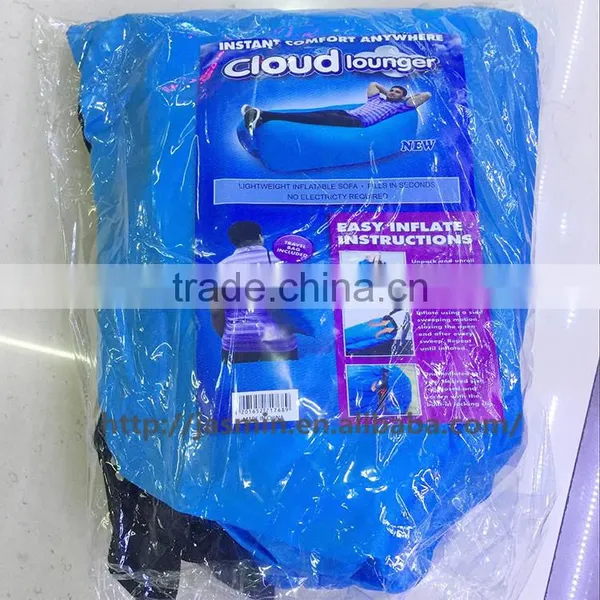 Wholesale Hot Sell Sleeping Bag Inflatable Folding Beach Sun Loungers Air Sofa Bed photo-3