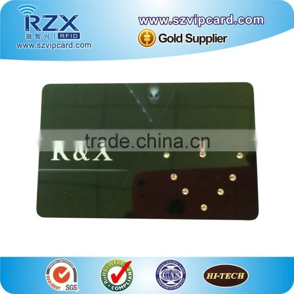 Cheap Price High Quality Engraved Black Metal Business Cards photo-2