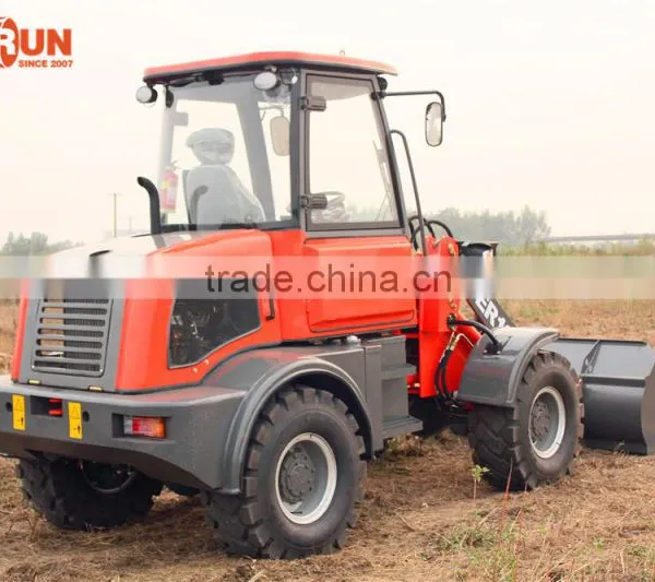 Qingdao Everun Wheel Loader ER16 Mini Front End Loader With Drum Folder photo-4